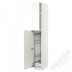 ⭐METOD⭐Высокий шкаф/домашний интерьер, белый/Vallstena белый, 40x60x240 cm⭐ИКЕА-29507329