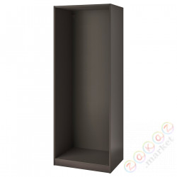 ⭐PAX⭐Каркас гардероба, темно-серый, 75x58x201 cm⭐ИКЕА-00509135