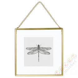 ⭐LERBODA⭐Рамка, цвет золота, 16x16 cm⭐ИКЕА-60470936