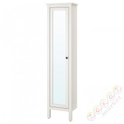 ⭐HEMNES⭐Высокий шкаф с lustrem, белый, 49x31x200 cm⭐ИКЕА-70217685