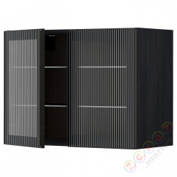 ⭐METOD⭐Шах половина/2 стакан Drz, черный/Hejsta антрацитowe ryflowане стакан, 80x60 cm⭐ИКЕА-89490731