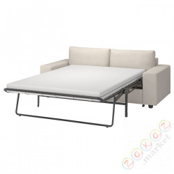 ⭐VIMLE⭐Диван 2-человекowa разложитьadана, сширокийmi связаныokietnikami/Gunnared бежевый⭐ИКЕА-19545204