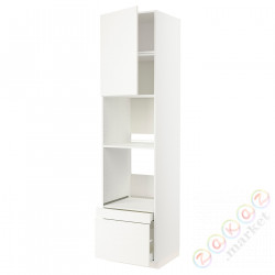 ⭐METOD / MAXIMERA⭐Рано утром/пирог ком доктор/2 шу, белый/Веддинге белый, 60x60x240 cm⭐ИКЕА-99458684