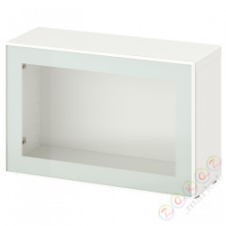 ⭐BESTA⭐Сайт, белый Glassvik/белый/jasna зеленыйeń Чистое стекло, 60x22x38 cm⭐ИКЕА-29489085