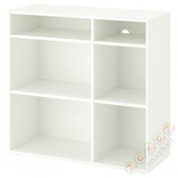 ⭐VIHALS⭐Книжный шкаф 4 полки, белый, 95x37x90 cm⭐ИКЕА-50483289