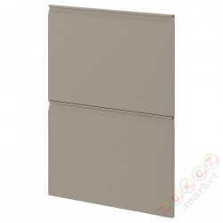 ⭐METOD⭐2 фасады посудомоечных машин, Upplöv матciemnoбежевый, 60 cm⭐ИКЕА-29491696