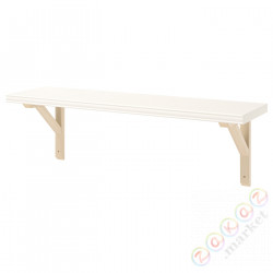 ⭐BERGSHULT / SANDSHULT⭐настенные полки, белый/осина, 80x20 cm⭐ИКЕА-29326041