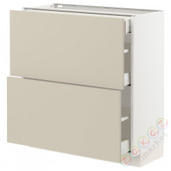 ⭐METOD / MAXIMERA⭐Кабинет stj 2fr/3шу, белый/Havstorp бежевый, 80x37 cm⭐ИКЕА-19426734
