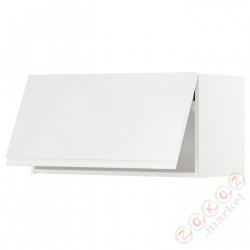 ⭐METOD⭐Навесной шкаф pos, белый/Блеск Voxtorp/белый, 80x40 cm⭐ИКЕА-39391880
