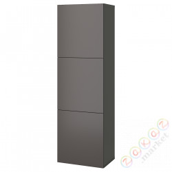 ⭐BESTA⭐Кабинет с Drzс упражнениями, темно-серый/Лаппвикен темно-серый, 60x42x193 cm⭐ИКЕА-09535795