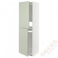 ⭐METOD⭐Шкаф, высокий лед/проживающий, белый/Stensund светло-зеленый, 60x60x200 cm⭐ИКЕА-69487027