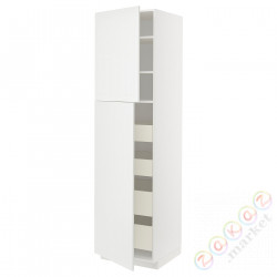 ⭐METOD / MAXIMERA⭐Шкаф, высота 2дверь/4лопата, белый/Stensund белый, 60x60x220 cm⭐ИКЕА-59462188