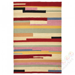 ⭐BRONDEN⭐Ковровая дорожка сkrótkim włosiem, wykonano ręcznт.е.разноцветный/красный, 170x240 cm⭐ИКЕА-10532927