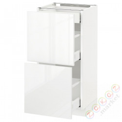 ⭐METOD / MAXIMERA⭐Sсstj 2fr/3шу, белый/Рингхульт белый, 40x37 cm⭐ИКЕА-39051673