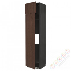 ⭐METOD⭐Высота или замерзание 2шу, черный/Sinarp коричневый, 60x60x240 cm⭐ИКЕА-09468338