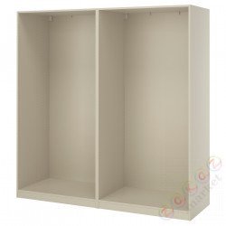 ⭐PAX⭐2 рамы шкафа, серо-бежевый, 200x58x201 cm⭐ИКЕА-79494819