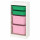 ⭐TROFAST⭐Книжный шкаф с контейнерами, белый/зеленый розовый, 46x30x94 cm⭐ИКЕА-89338201