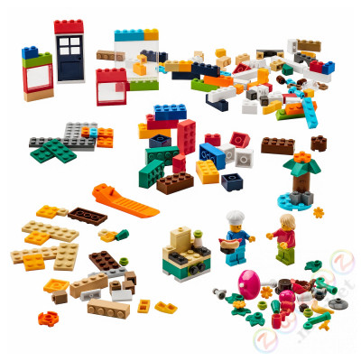 ⭐BYGGLEK⭐Набор кубиков LEGO® 201 шт.., разные цвета⭐ИКЕА-20436888