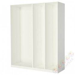 ⭐PAX⭐3 рамы шкафа, белый, 200x58x236 cm⭐ИКЕА-59895318