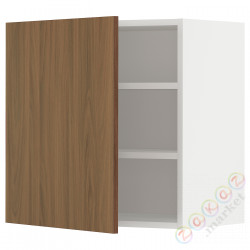 ⭐METOD⭐Навесной шкаф с полками, белый/Tistorp подражаниеacja коричневыйowego орехa, 60x60 cm⭐ИКЕА-19519177