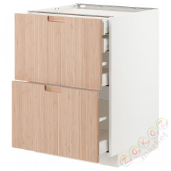 ⭐METOD / MAXIMERA⭐Sсstj 2fr/2n/śr/в шу, белый/Fröjered яркий бамбук, 60x60 cm⭐ИКЕА-89330238