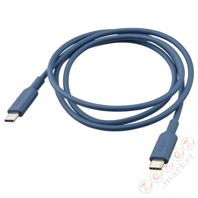 ⭐SITTBRUNN⭐USB-C na USB-C, синий, 1 m⭐ИКЕА-30546650