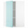 ⭐METOD⭐Навесной угловой шкаф с полками, белый Järsta/блеск светло-бирюзовый, 68x100 cm⭐ИКЕА-49414536