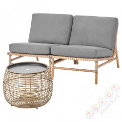 ⭐TVARO / FROSON⭐Komplet mebli людоед., 2 шт.., темно-серый⭐ИКЕА-99489299