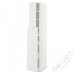 ⭐METOD / MAXIMERA⭐Sза wys сwys 4шу/1Drz/2половина, белый/Stensund белый, 40x60x220 cm⭐ИКЕА-49462990