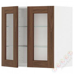 ⭐METOD⭐Шах половина/2 стакан Drz, белый Enköping/коричневый орех, 60x60 cm⭐ИКЕА-79475118