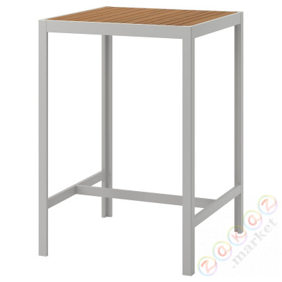 ⭐SJÄLLAND⭐Барный стол, Огордовы, светло-коричневый/светло-серый71x71x103 cm⭐ИКЕА-99264884