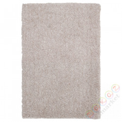 ⭐LINDKNUD⭐Ковровая дорожка сdługim włosiem, бежевый, 60x90 cm⭐ИКЕА-80426278