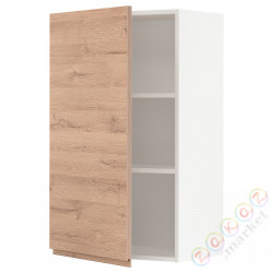 ⭐METOD⭐Навесной шкаф с полками, белый/Voxtorpподражание. дуб, 60x100 cm⭐ИКЕА-29468083