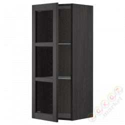 ⭐METOD⭐Шах половина/стакан Drz, черный/Lerhyttan черный морилка, 40x100 cm⭐ИКЕА-59466855