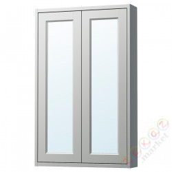 ⭐TANNFORSEN⭐Зеркальный шкаф/дверь, светло-серый, 60x15x95 cm⭐ИКЕА-90535130