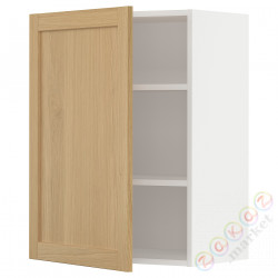 ⭐METOD⭐Навесной шкаф с полками, белый/Forsbacka дуб, 60x80 cm⭐ИКЕА-79509340