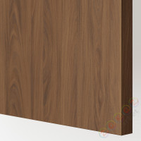 ⭐METOD⭐Высокий шкаф/домашний интерьер, белый/Tistorp подражаниеacja коричневыйowego орехa, 60x60x200 cm⭐ИКЕА-99519060