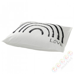 ⭐TAPETMAL⭐Наволочка, белый/радуга, 50x60 cm⭐ИКЕА-80526414