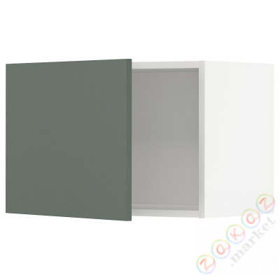 ⭐METOD⭐Навесной шкаф, белый/Bodarp серо-зеленый, 60x40 cm⭐ИКЕА-09468055
