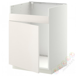 ⭐METOD⭐ХАВСЕН 1-местная тумба под раковину, белый/Веддинге белый, 60x60 cm⭐ИКЕА-99464755