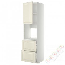 ⭐METOD / MAXIMERA⭐Утром доктора/2fr/2в шу, белый/Bodbyn сливочный, 60x60x220 cm⭐ИКЕА-99463044