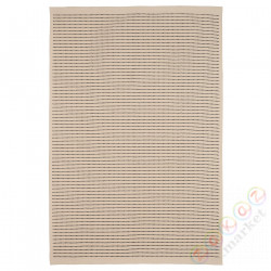 ⭐STARREKLINTE⭐Коврик ровный, естественный/черный, 155x220 cm⭐ИКЕА-70569135