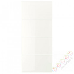 ⭐FARVIK⭐4 панели для каркаса Drzв и скольжение, белое стекло, 100x236 cm⭐ИКЕА-70250316