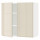 ⭐METOD⭐Навесной шкаф с полками/2 дверь, белый/Voxtorpглянцевый светло-бежевый, 80x80 cm⭐ИКЕА-19454798