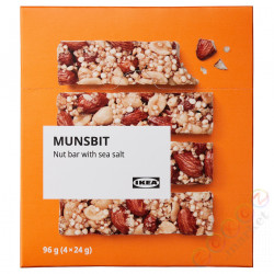 ⭐MUNSBIT⭐Baton орехowy, сsolą morską, 96 g⭐ИКЕА-60466543