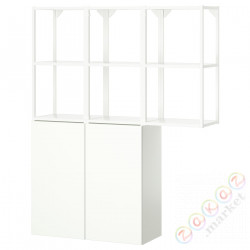 ⭐ENHET⭐Книжный шкаф, белый, 120x32x150 cm⭐ИКЕА-69548064