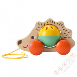 ⭐UPPSTA⭐Zabawka do ciągnięcia, jeż/разноцветный⭐ИКЕА-90504666