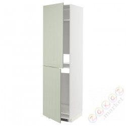 ⭐METOD⭐Шкаф, высокий лед/проживающий, белый/Stensund светло-зеленый, 60x60x220 cm⭐ИКЕА-79487277