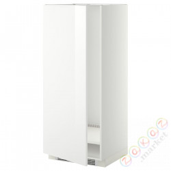 ⭐METOD⭐Шкаф, высокий лед/проживающий, белый/Рингхульт белый, 60x60x140 cm⭐ИКЕА-59924801