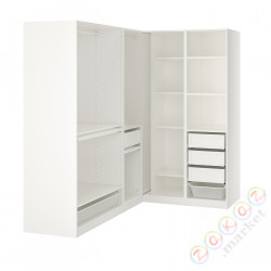 ⭐PAX⭐Угловой шкаф, белый, 210/160x201 cm⭐ИКЕА-39385695